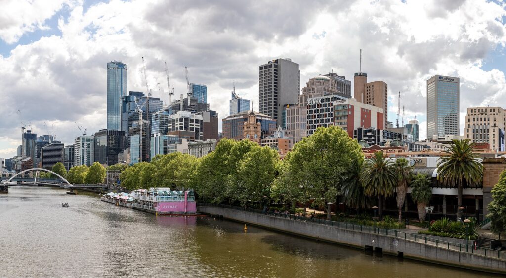 Melbourne (AU), Northbank -- 2019 -- 1422-7 (illustrative photo of Melbourne)