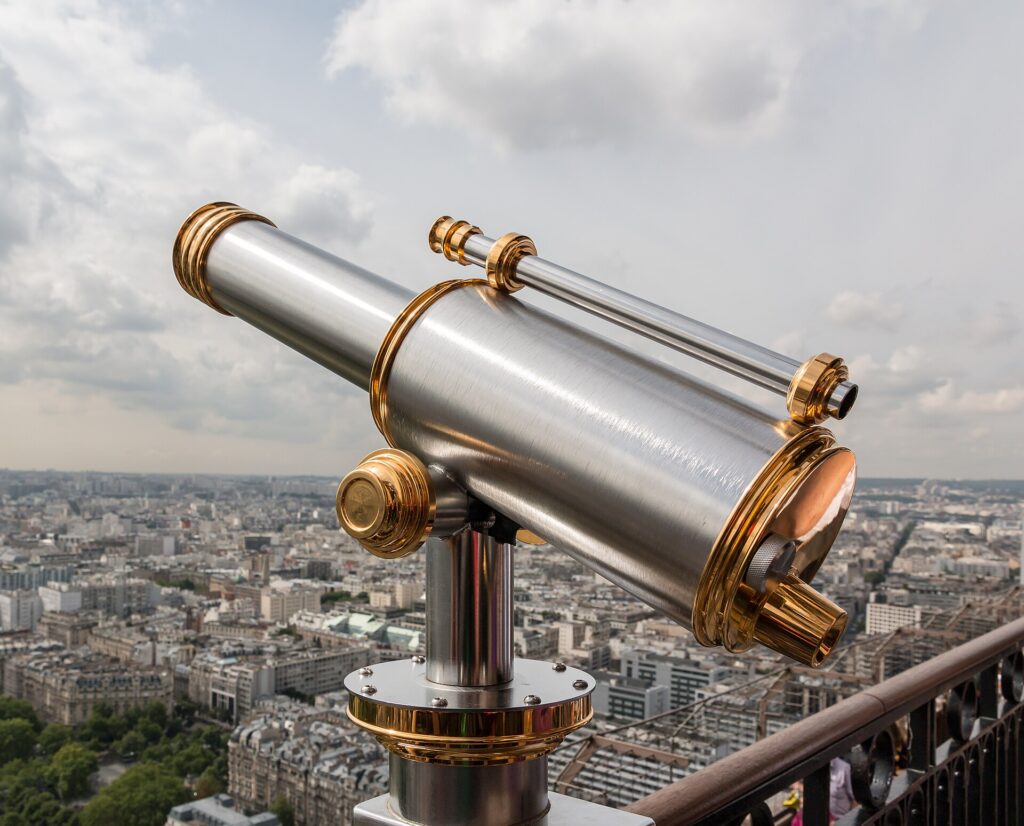 Paris, Eiffelturm, Teleskop -- 2014 -- 1272 (illustrative photo of Paris)