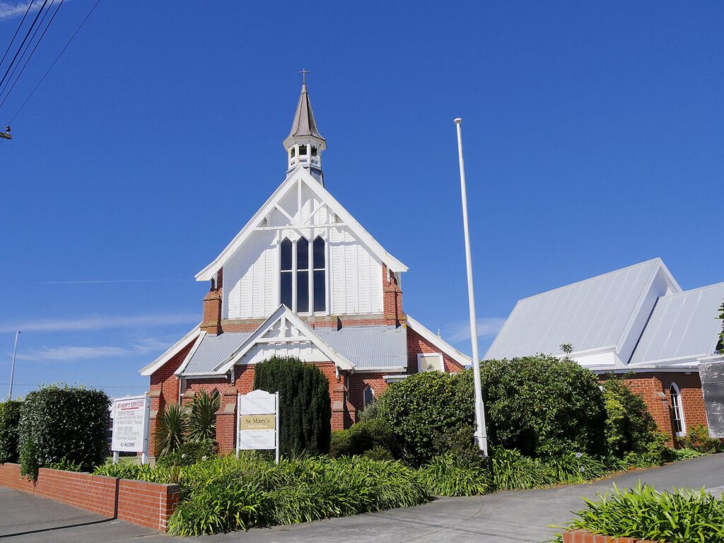St Mary's - Anglican Church, Hāwera (illustrative photo of Hāwera)