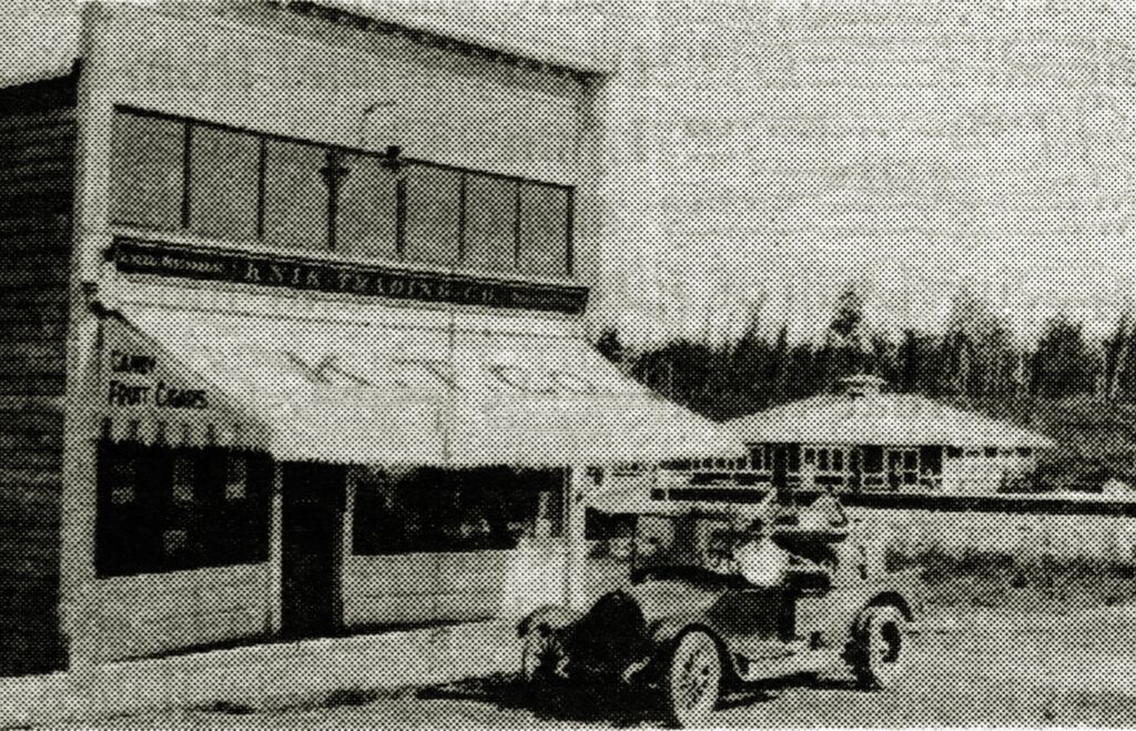 View of foot of Main Street, Wasilla, Alaska, early 1920s (illustrative photo of Wasilla)